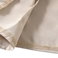 thumbnail image 3 of Riecok 2 Piece Sets for Girls Breathable Matching Sets V Neck Button Tops and Wide Leg Pant Casual Outfits Beige 10-11T, 3 of 6