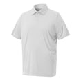 thumbnail image 2 of Big and Tall Essentials Men's Solid Golf Polo Shirt, Black, Sizes XLT-8XLT White 6XL, 2 of 6
