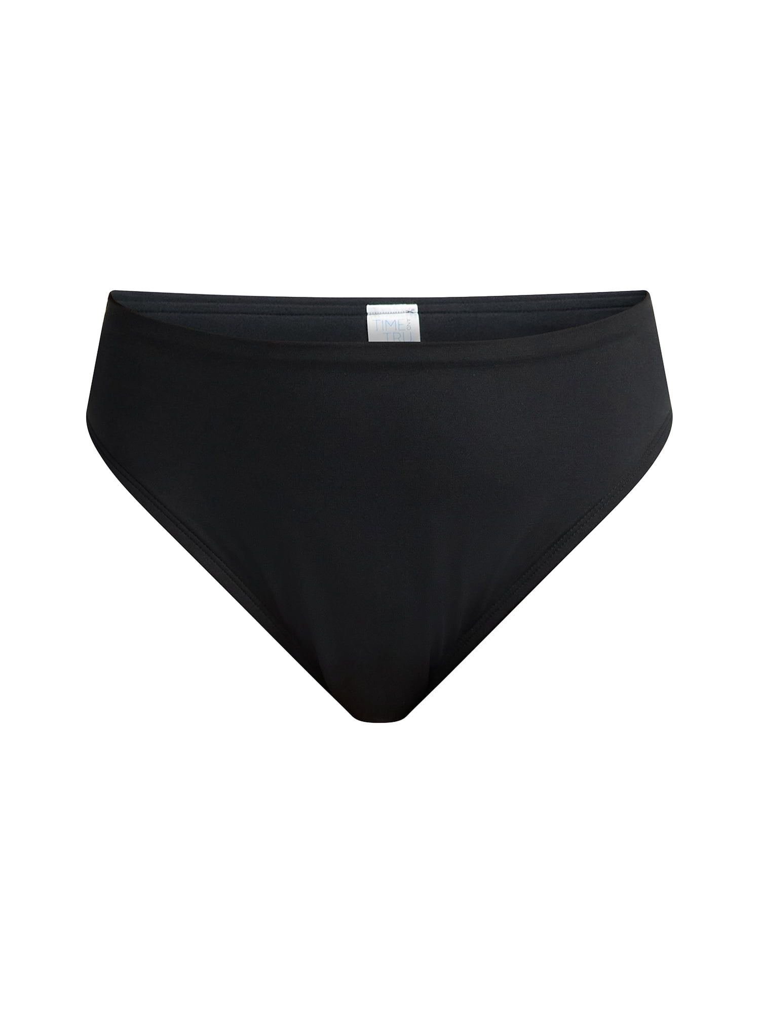 Time and Tru Women's Hi Cut Cheeky Bikini Bottoms, Sizes XS-2X