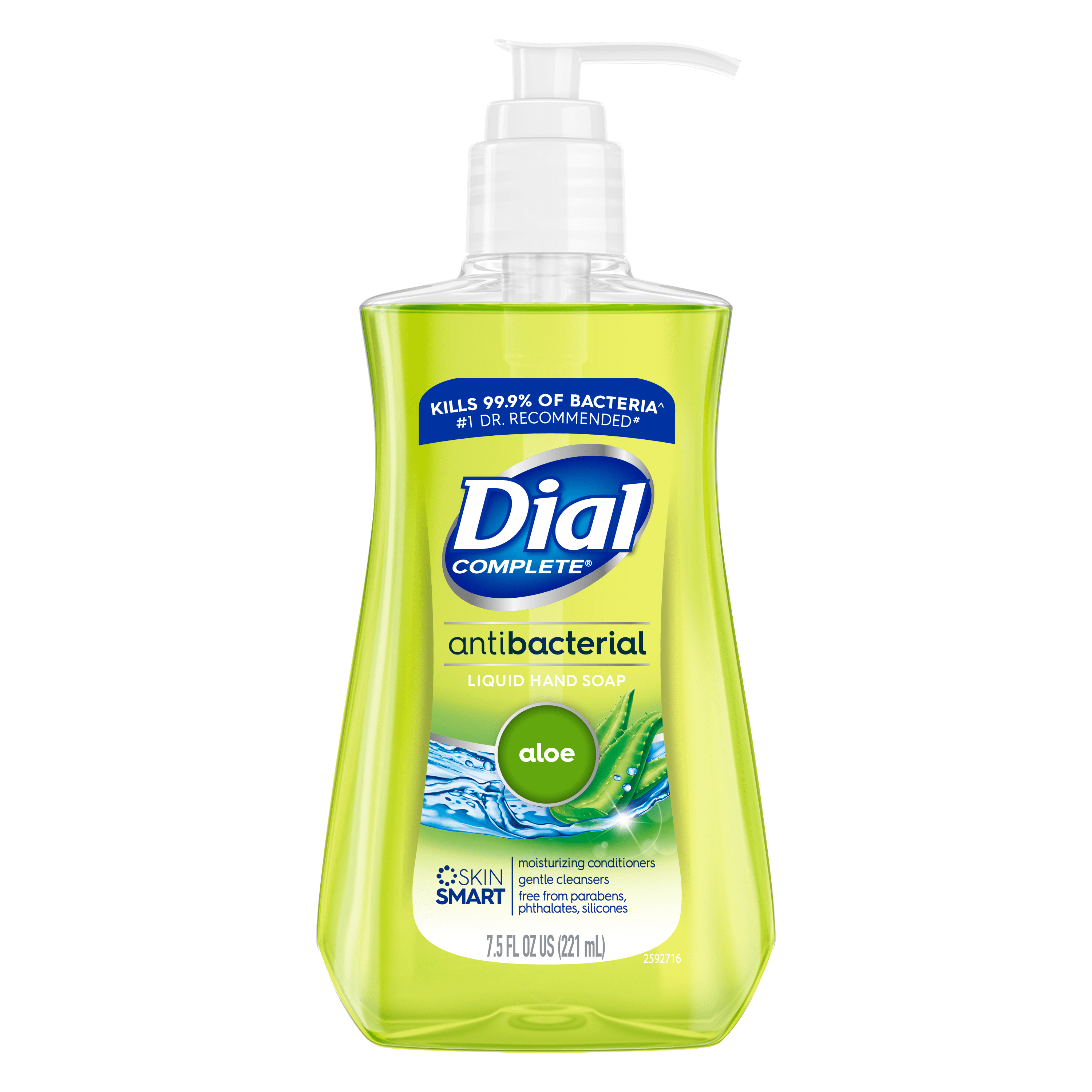 Dial Antibacterial Liquid Hand Soap, Aloe, 7.5 Ounce - Walmart.com