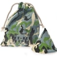 thumbnail image 2 of Beba Bean Pee-Pee Teepee Cellophane Bag, 5 Pieces, Camo Green, 2 of 4