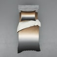 thumbnail image 1 of Ambesonne Ombre Bedding Set 3 Pcs, Brown and Grey Pattern, Twin XL, Brown Grey, 1 of 3