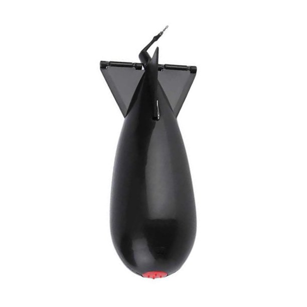 Alimentadores de cohetes de pesca de carpa herramienta de soporte de señuelo de cebo flotante (L) negro Hugtrwg Para estrenar