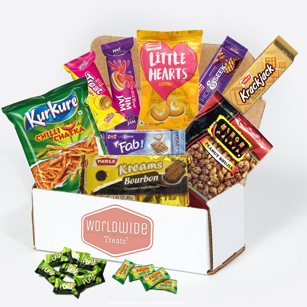 The Indian Snack Mix Package by Worldwide Treats