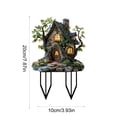 thumbnail image 3 of Tuvgenk Winged Fairy Acrylic Ground Stake Whimsical Outdoor Ornament Waterproof Sun Resistant Decor Easy Install Art Decoration For Lawn Patio Backyard Balcony Party Display, 3 of 6