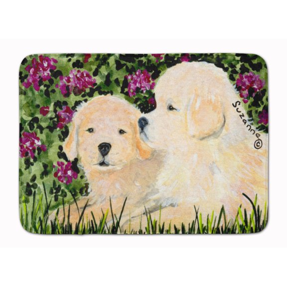 Carolines Treasures Golden Retriever Floor Mat, 19" x 27", Multicolor