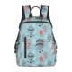 thumbnail image 1 of Cute Hot Air Balloon Print2 Backpack Casual Shoulder Daypack Lightweight Travel Backpack For Men Women, 1 of 5