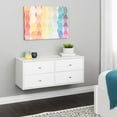 thumbnail image 1 of Prepac Commode murale, blanc, 1 of 9