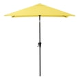 thumbnail image 3 of CorLiving 6.5ft x 6.5ft Square Tilting Outdoor Market Umbrella with Steel Frame and Durable Canopy, Yellow, 3 of 8