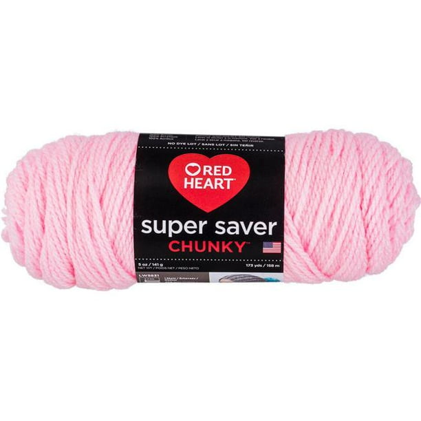 Red Heart Super Saver Chunky YarnPetal Pink