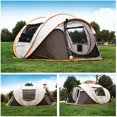 thumbnail image 4 of Generic Automatic Outdoor Camping Tent with Porch, Large Size, Waterproof, Spacious for 5-8 People, Lightweight & Durable, Includes Storage & Carrying Bags, 4 of 7
