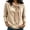 Khaki, variant on HCYSFG Womens Oversized Bow Tie Sweater Cowl Neck Long Sleeve Relaxed Fit Solid Color Fall Pullover Casual Everyday Wear Knit Tops
