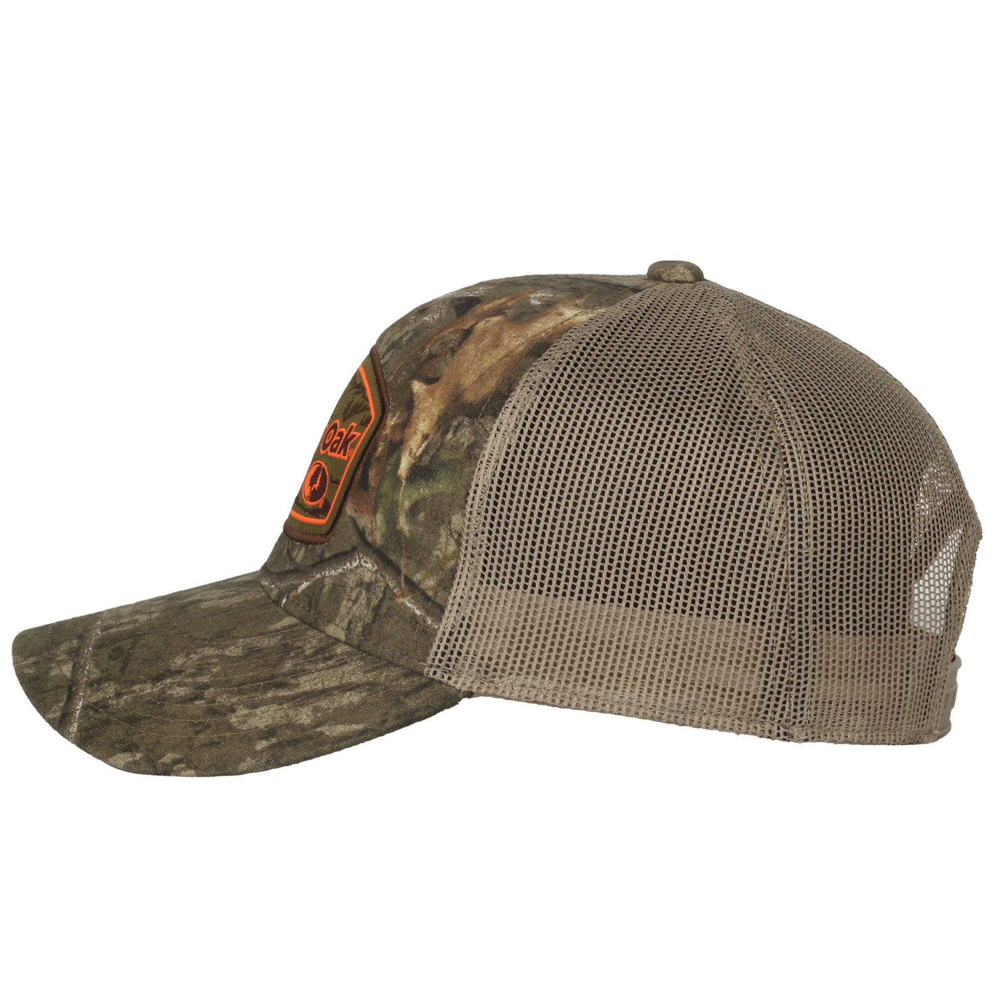Men's Mossy Oak® Structured Camo Hunting Hat, Low Profile, Adjustable Snap Closure, One Size Fits Most.