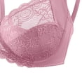 thumbnail image 4 of Honeeladyy Womens Solid Lace Lingerie Bras Plus Size Underwear Bralette Bras Comfortable Bra sexy bras for women, 4 of 4