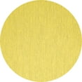 thumbnail image 1 of Ahgly Company Indoor Round Abstract Yellow Contemporary Area Rugs, 8' Round, 1 of 4