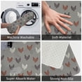 thumbnail image 2 of Minimalist Multi-Color Chicken Door Mat for Indoor, Welcome Door Mats Front Entrance Rug, Non-Slip Bathroom kitchen Rugs for Inside Floor, Small Rug Dog Door Mat 20X31.5 Inch, 2 of 5