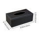 thumbnail image 3 of Funda para caja de pañuelos de piel sintética | Porta pañuelos de piel sintética estilo restaurante de hotel | Cajón decorativo con base estable y opciones de varios tamaños, 3 of 5