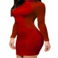 thumbnail image 5 of Women‘s Bandage Bodycon Sleeveless Evening Party Cocktail Short Mini Dress, 5 of 5