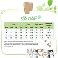 thumbnail image 7 of NIBOLOG Pet Pajamas Stripe Pattern Letters Printing Watermelon Drawing Pet Dog Sleeveless Coat Clothes for Outdoor, 7 of 7