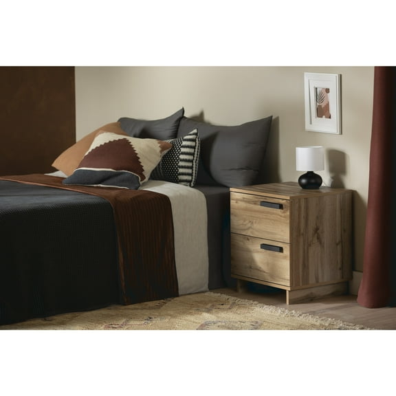 South Shore Cavalleri, Scandinavian Nightstand,  Brown