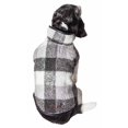 thumbnail image 6 of Pet Life ® 'Black Boxer' Classical Fashion Insulated Plaid Dog Coat, 6 of 10