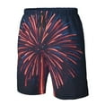 thumbnail image 4 of Logiee Fireworks3 Print Mens Swim Trunks Quick Dry Board Shorts,Breathable Hawaii Beach Shorts Swimwear Bathing Suits-Small, 4 of 6