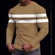 thumbnail image 1 of Blusas y camisas de manga larga con cuello redondo para hombre, ropa deportiva para el hogar, pijamas, camisetas casuales holgadas de color liso, blusa deportiva de poliéster para hombre, 1 of 5
