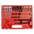 thumbnail image 4 of Yeacher 42Pcs Rethread Reapir Tools Kit Metric File Thread File UNF/UNC Rethreader Dies Taps, 4 of 6