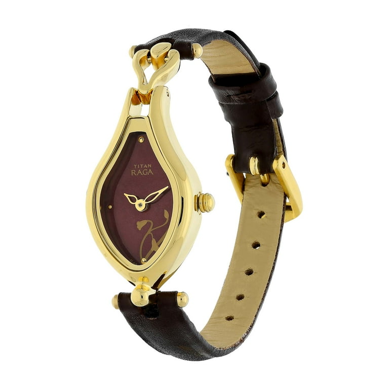 Titan raga ladies shop watches leather belt