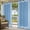 White Blue, variant on 2 Panels Outdoor Curtains for Patio Waterproof 54"x84" Bluish Green Retro Greek Key Weatherproof Privacy Outsides Curtains, Greece Ancient Rustic Geometric Grommet Thermal Drapes for Cabana Porch