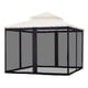thumbnail image 1 of Yescom 22x7ft Universal Replacement Mosquito Mesh Netting Zip Walls Fits 10x12ft Canopy, 1 of 9
