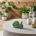 thumbnail image 6 of Mango Steam Metal Tabletop Napkin & Letter Holder - Leaf, Green (6" L x 1.75" W x 4" H), 6 of 8