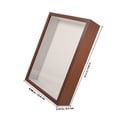 thumbnail image 2 of OULII Flower Photo Frame Rectangular Dried Flower Frames Walnut Color Decorative Purpose 1Pcs, 2 of 8