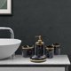 thumbnail image 5 of de accesorios de , 5 piezas, dispensador de loción con soporte para cepillo de con apariencia de mármol, 2 vasos - Negro BLESIY Plato de jabón de baño, 5 of 8