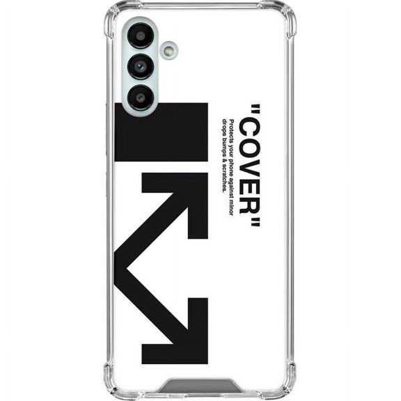 Skinit Stripes Black and White Arrows Galaxy A13 5G Clear Case