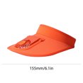 thumbnail image 3 of Sombrero De Sombrilla Gorra de golf de béisbol con ventilador de carga USB, gorras parasol para acampar (naranja) Tmvgtek Para Estrenar, 3 of 7