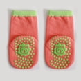thumbnail image 3 of Generic Clearance Socks Kids Cotton Toddler Trampoline Grip Socks Anti Non Slip Sticky Grips Socks Warm Socks Cute Socks for Personality Vintage Leisure Classic(12-18 Months,Red), 3 of 5