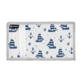 thumbnail image 2 of JIALIOU Nylon Trifold Card Wallet with ID Window Zipper Pocket for Men Women Teen Ships and Anchors, 2 of 7