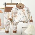 thumbnail image 4 of HFHAPW Two Piece Kids Pajamas Cute Graphic Print Girl Boys Pajama Set Toddler Sleepwear for Fall and Winter Seasons, 4 of 9