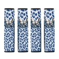 thumbnail image 5 of Chririnla Car Seat Belt Pads Stylish Accessory Seat Belt Shoulder Pad Polyester Breathable, Suitable for Truck SUV, Blue Leopard Butterfly Print, 5 of 8