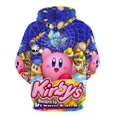 thumbnail image 2 of Kirby Hoodie 3D Print Pullover Hooded Long Sleeve Sweatshirts Tops Blouse with Pocket for Mens Womens, 2 of 7