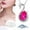 Multicolor M, variant on Latrodar Valentine's Day Gift Necklace Peach Heart Pendant Water Drop Necklace Halloween Mom Christmas Gifts