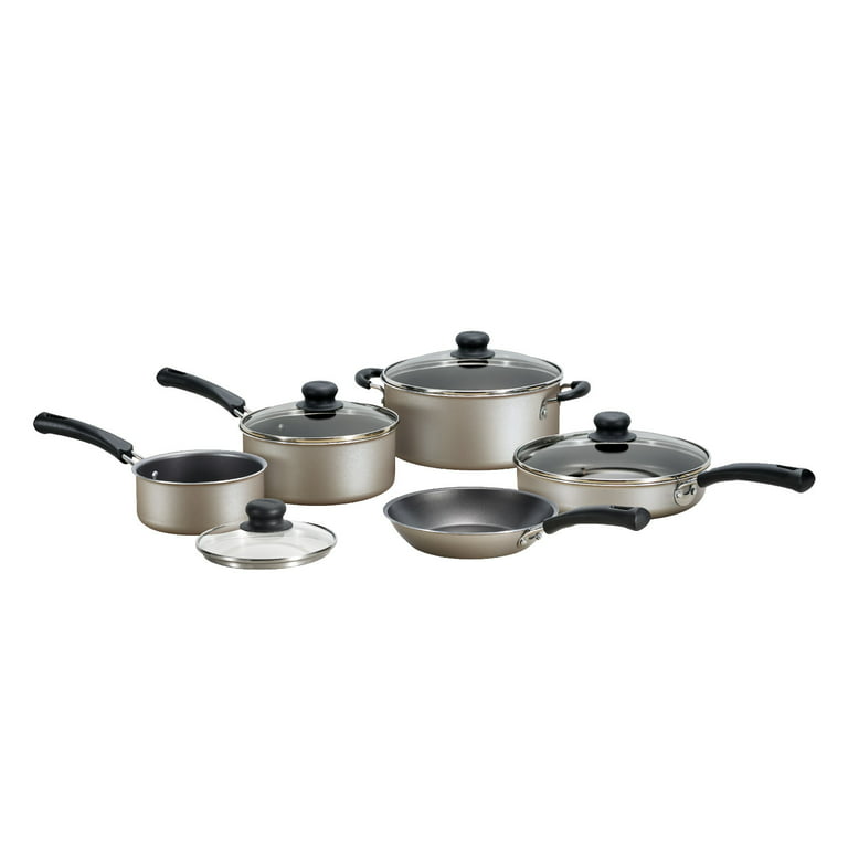 9 Piece Cookware Set Nonstick Pots Pans Home Kitchen Cooking Non