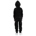 thumbnail image 6 of hirigin Matching Family Jumpsuit, Solid Long Sleeve Zipper Hooded One-Piece Romper Parent-Child Clothes for Autumn Winter, 6 of 9