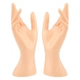 thumbnail image 3 of 2Pcs Female Mannequin Hand Watch Stand Support for Tabletop Photograph Props Beige, 3 of 10