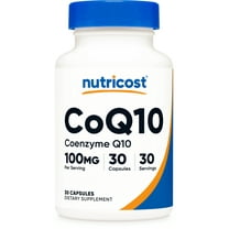Nutricost CoQ10 Capsules (100mg per Serving, 30 Capsules) | Antioxidant Supplement for Men and Women