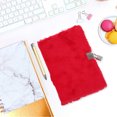 thumbnail image 2 of MasteelfCA Creative and Lovely Notebook Fashion A5 Plush Notebook Planner Organizer Diary Notebook (Red), 2 of 4