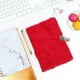 thumbnail image 3 of Cuaderno creativo y encantador Moda A5 Plush Notebook Planner Organizador Organizador Cuaderno diario (Rojo), 3 of 5