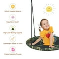 thumbnail image 5 of Gymax 40'' Flying Saucer Tree Swing Outdoor Play Set w/ Adjustable Ropes Camouflage Green, 5 of 10