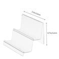 thumbnail image 4 of LEEYNEER Rhewides 6 Display Riser Stand Clear Display Rack Stand Shelf For Pops Figures Cupcakes Jewelry Retail Merchandise Dessert, 4 of 10